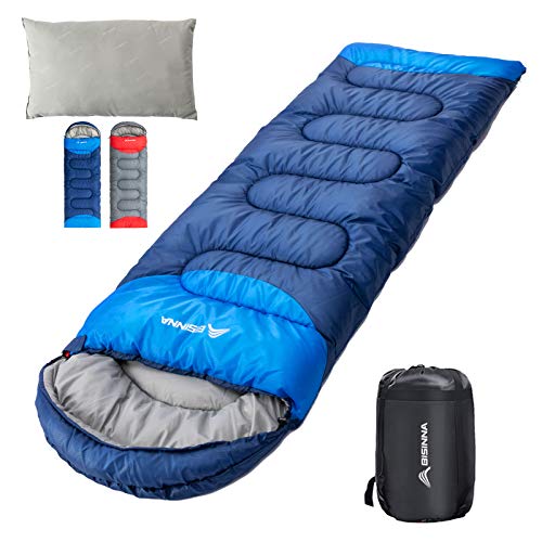 BISINNA Sleeping Bag with Pillow - 4 Season Backpacking Sleeping Bag - BISINNA Sleeping Bag with Pillow - 4 Season Backpacking Sleeping Bag - Travelking