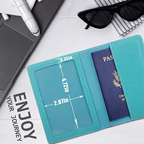 TIGARI Teal Passport and Vaccine Card Holder - Secure Travel Essentials - TIGARI Teal Passport and Vaccine Card Holder - Secure Travel Essentials - Travelking