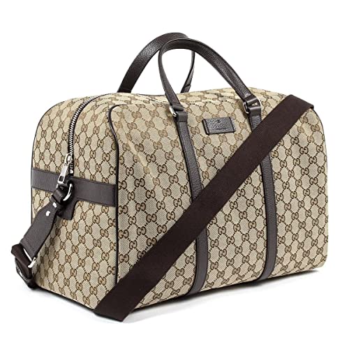 Gucci Duffle Brown Signature Guccissima Large Canvas Leather Travel - Gucci Duffle Brown Signature Guccissima Large Canvas Leather Travel - Travelking