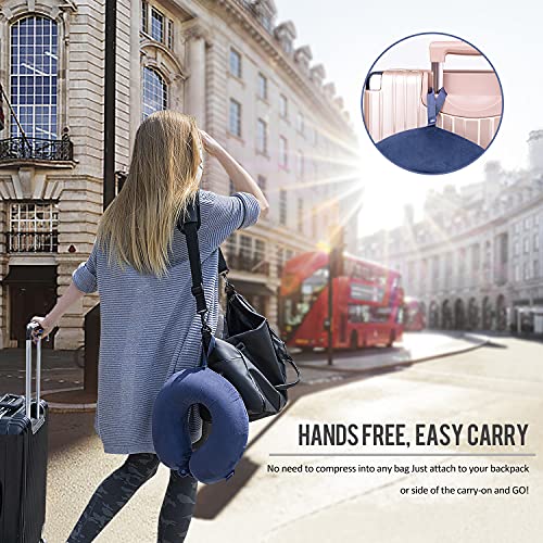 Fabuday Travel Pillow Memory Foam - Airplane Head Neck Support - Fabuday Travel Pillow Memory Foam - Airplane Head Neck Support - Travelking