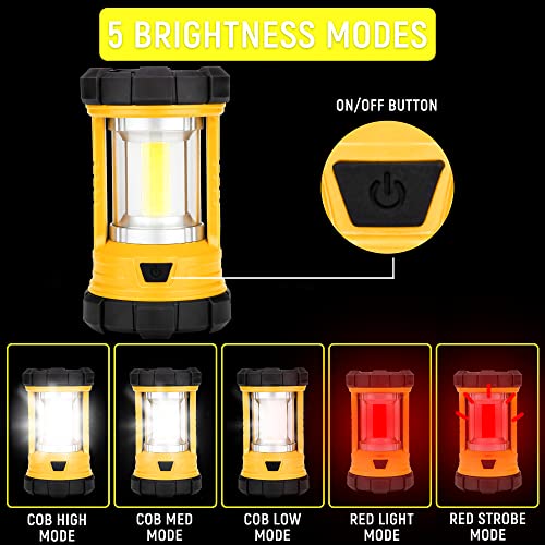 Rechargeable Camping Lantern, 3000LM 5 Light Modes Camping Light - Rechargeable Camping Lantern, 3000LM 5 Light Modes Camping Light - Travelking