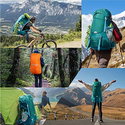 HOMIEE 50L Hiking Backpack Travel Bag Waterproof Camping Climbing - HOMIEE 50L Hiking Backpack Travel Bag Waterproof Camping Climbing - Travelking