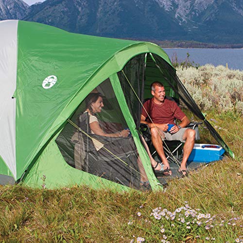 Coleman 6-Person Dome Tent with Screen Room | Evanston Camping - Coleman 6-Person Dome Tent with Screen Room | Evanston Camping - Travelking