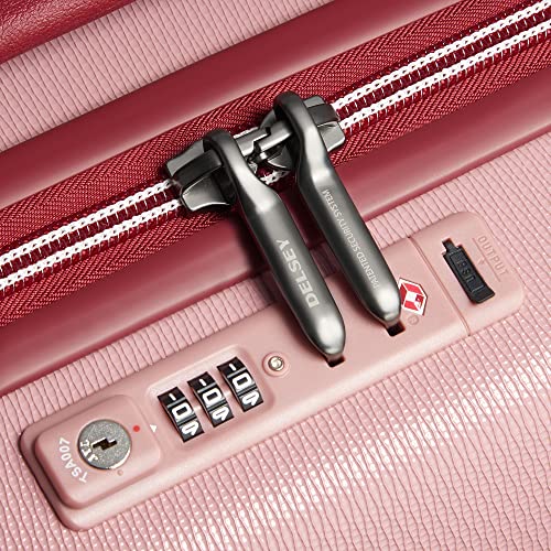 DELSEY Paris Chatelet Hardside Luggage with Spinner Wheels, Pink - DELSEY Paris Chatelet Hardside Luggage with Spinner Wheels, Pink - Travelking