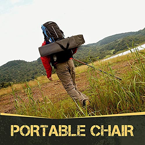 EVER ADVANCED Folding Camping Chair with Cup Holder Quad - EVER ADVANCED Folding Camping Chair with Cup Holder Quad - Travelking