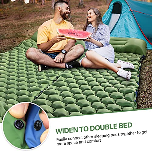 Camping Sleeping Pad, Ultralight Camping Mat with Pillow - Camping Sleeping Pad, Ultralight Camping Mat with Pillow - Travelking