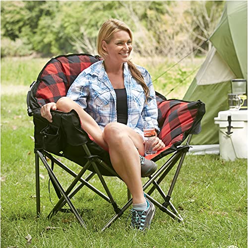 Guide Gear Club Camping Chair, Oversized, Portable, Folding with Padded Seats - Guide Gear Club Camping Chair, Oversized, Portable, Folding with Padded Seats - Travelking